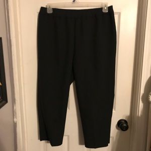 Black dressy capris